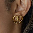 Knotted Heart Studs