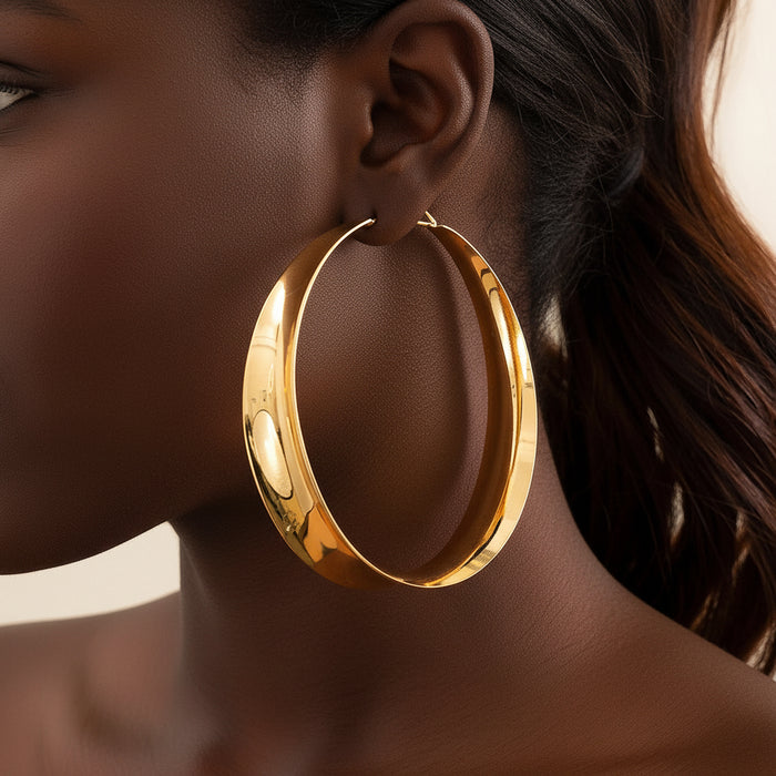 Minimalist Gold Hoops