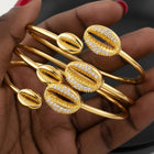 Fatou Cowrie Cuff