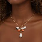 Butterfly Faux Pearl