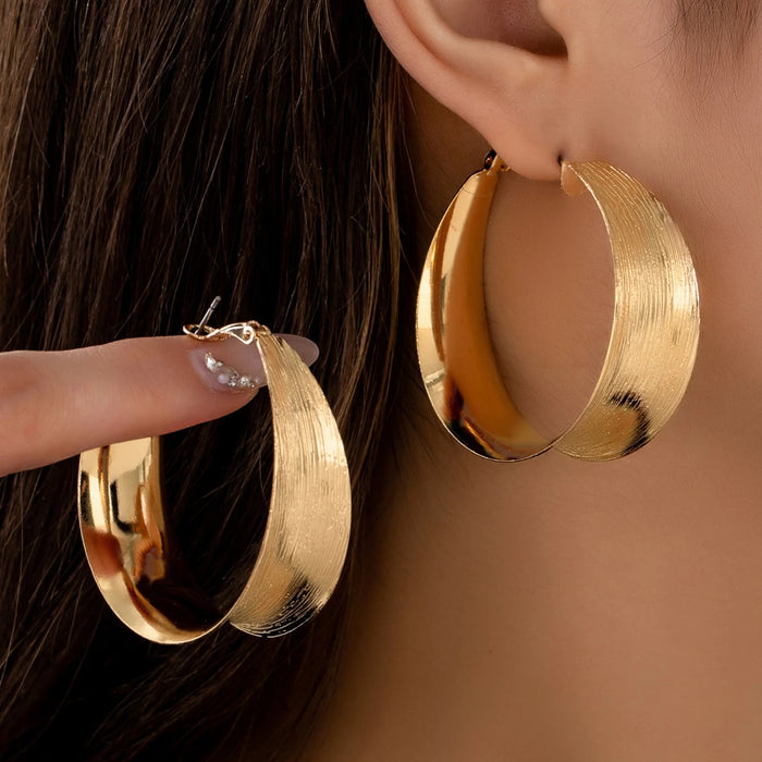 Minimalist Gold Hoops