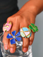 Candy Floral Petal Rings