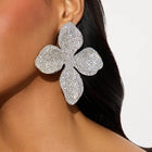 Bling Floral Studs
