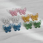 Butterfly Crystal Studs