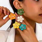 Glaze Flower Studs