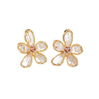 Translucent Floral Studs