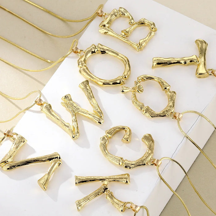 Bamboo Style Initials