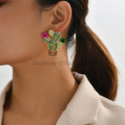 Maple Leaf Harts Earrings