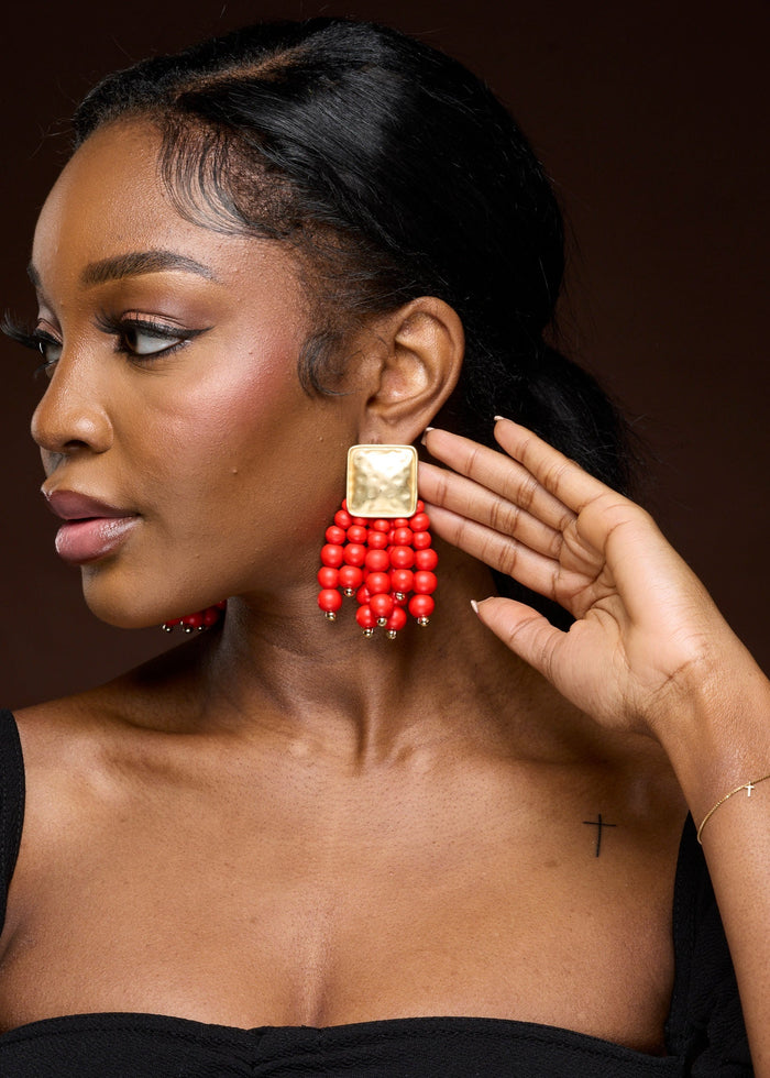 Choo Beaded Studs