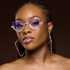 Square Crystal Hoops