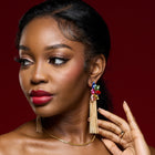 Porsha Tassel Crystal