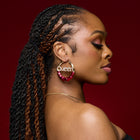 Queen Letter Hoops