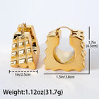Estelle Square Hoops