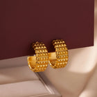 Ara Textured Hoops
