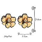 Bora Flora Stud Earrings
