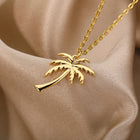 Royal Palm Necklace and Earrings