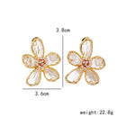 Translucent Floral Studs