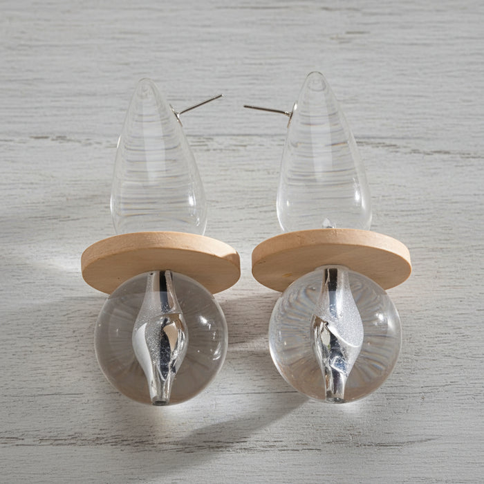 Water Drop Ball Maxi Earrings