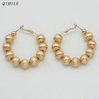 Round Beads Hoops