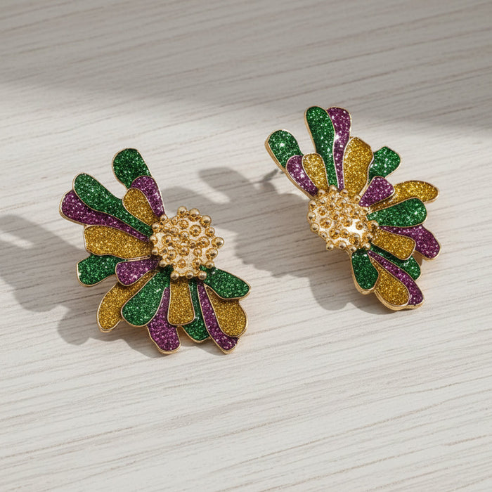 Mardi Floral Studs