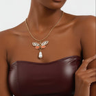 Butterfly Faux Pearl