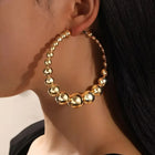 Round Beads Hoops