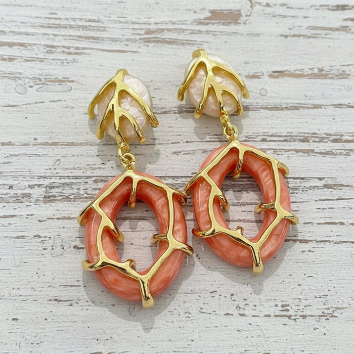 Branchy Floral Dangle