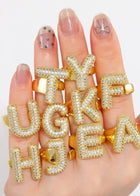 Crystal Bubble Letter
