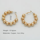Round Beads Hoops