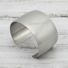 Checkered Silver Cuff
