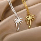 Royal Palm Necklace and Earrings