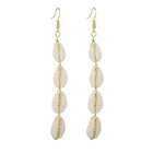 Cowrie Shell Drop Earrings