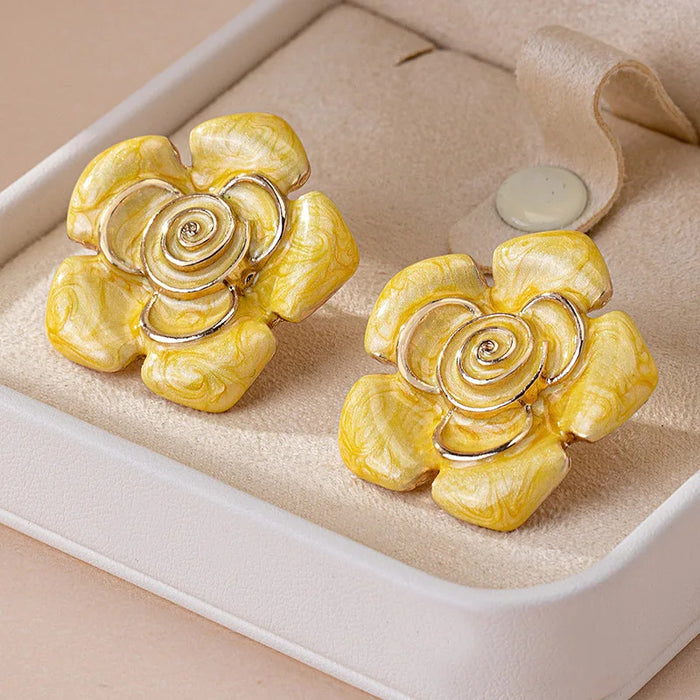 Glaze Flower Studs