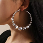 Round Beads Hoops