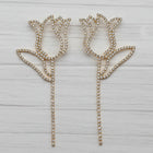 Rose Crystal Studs