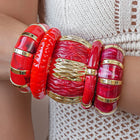 Acrylic Thread Bangle