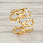 Hollow Wave Cuff