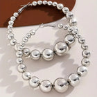 Round Beads Hoops