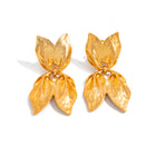 Textured Leaf Studs