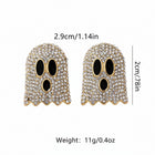 Skelly Crystal Studs