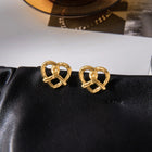Knotted Heart Studs