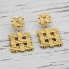 Square Weave Dangle