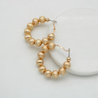 Round Beads Hoops