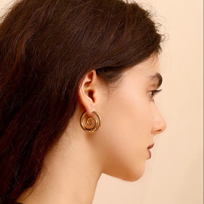 Tariana Gold Hoops