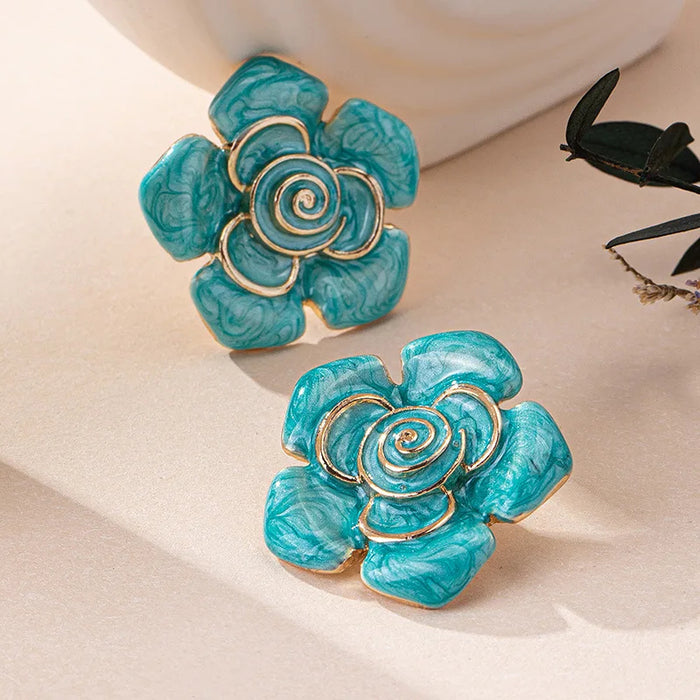 Glaze Flower Studs