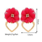 Lotus Heart Studs