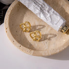 Knotted Heart Studs