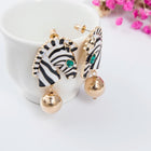 Happy Zebbie Studs
