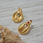 Abhi Cowrie Studs