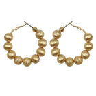 Round Beads Hoops